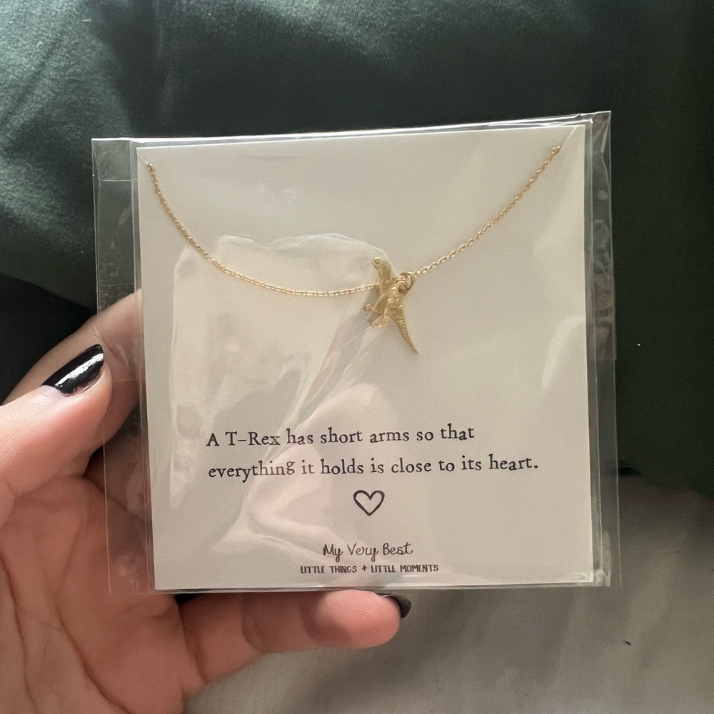 Gold T-Rex Necklace